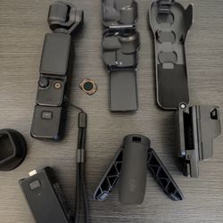 DJI Osmo Pocket 3-Axis Stabilizer and 4K Handheld Camera with Accessories