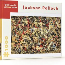 1000-Piece Jigsaw Puzzle!  Pomegranate Art Jackson Pollock Convergence!