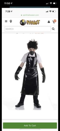 Kids Butcher Costume (one size fits most)