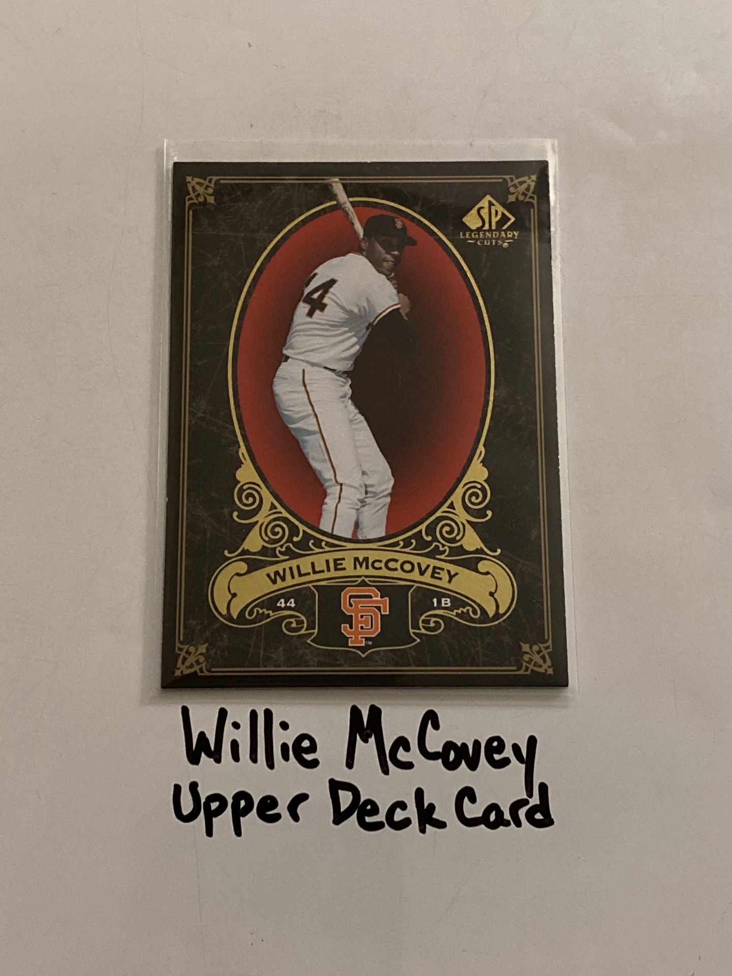 Willie McCovey San Francisco Giants Hall of Fame 1st Baseman Upper Deck Card. 