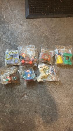 1992 Snow White Happy Meal Toys UNOPENED