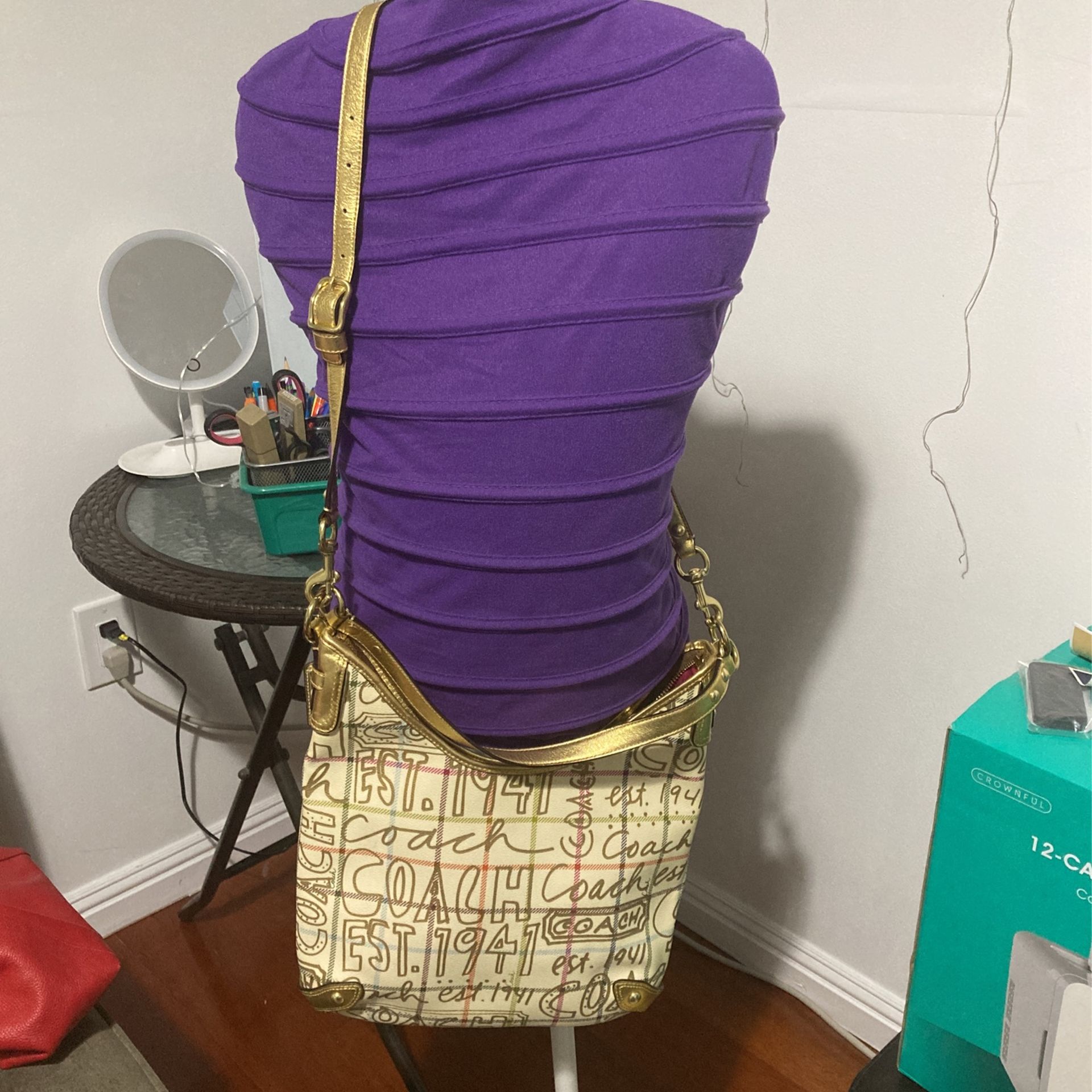 Pre Loved Coach Purse Crossbody and Shoulder Bag