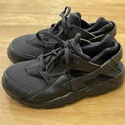 Nike Air Huarache Run Kids Triple Black Shoes