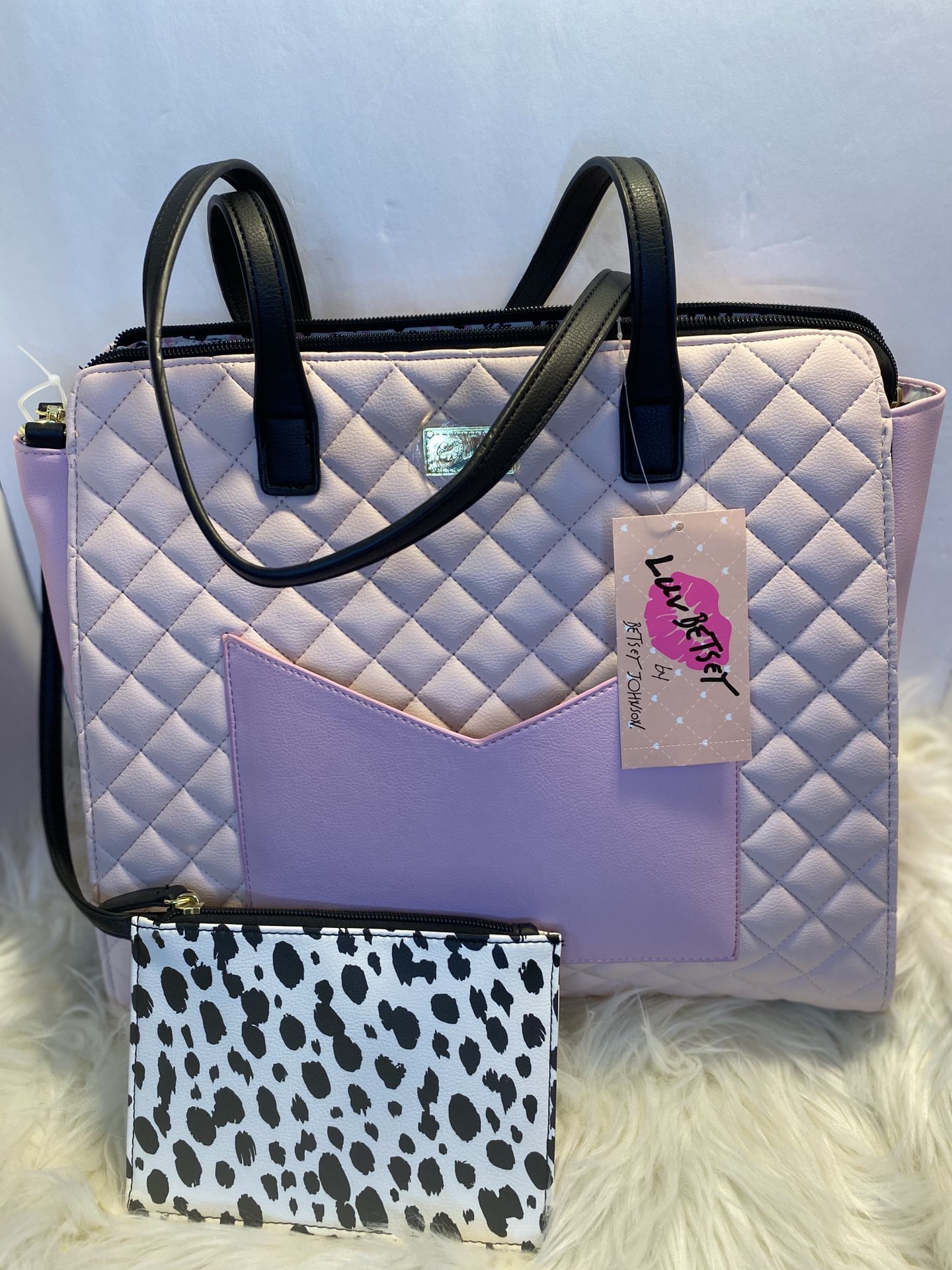 Betsey Johnson Tote bag 2in1