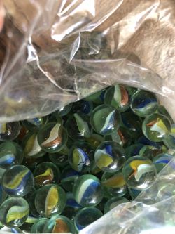 Bag of old cat’s eye marbles