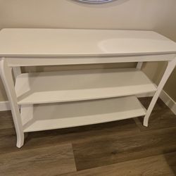 White Console Table