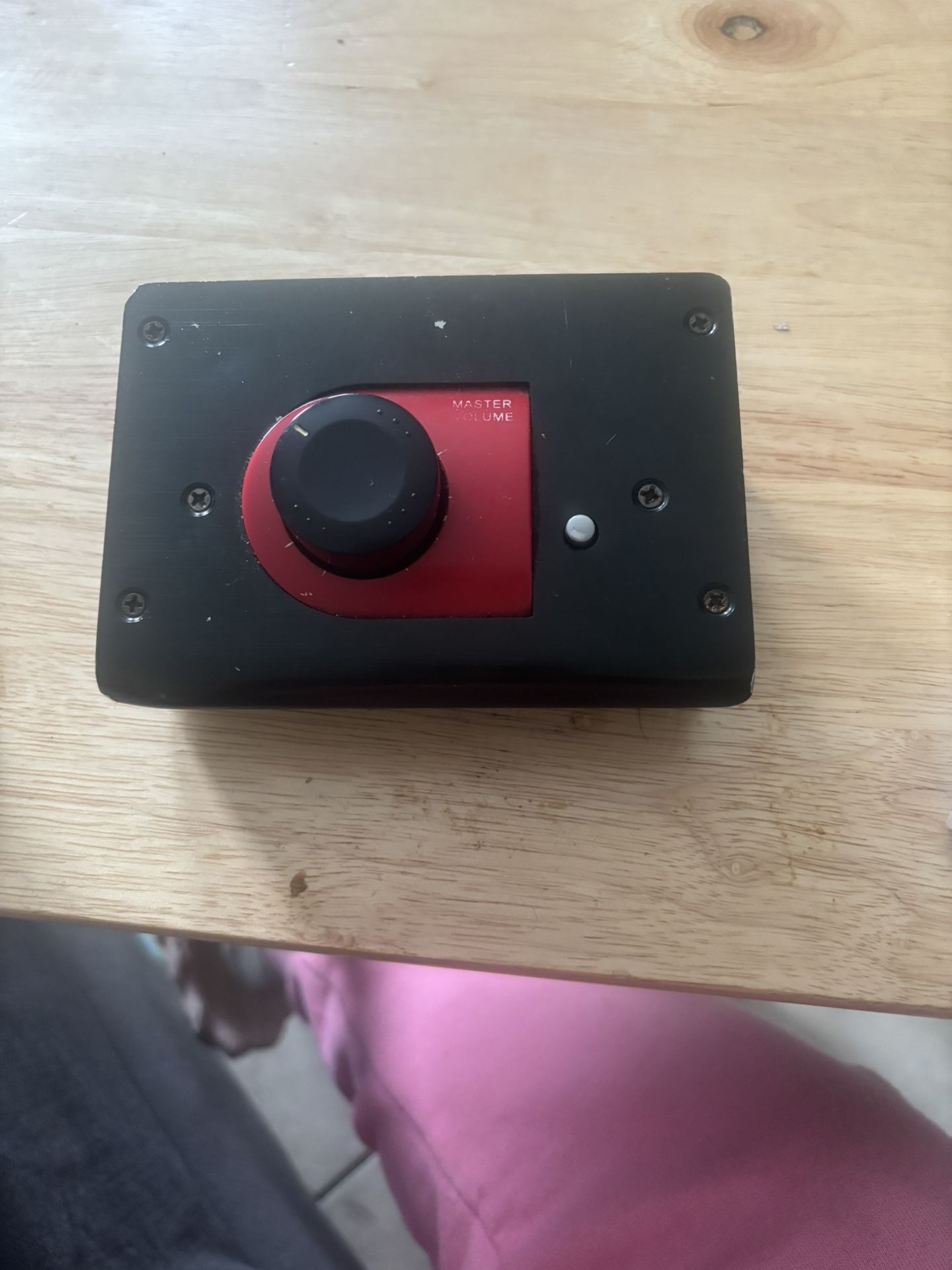 Jbl Nanopatch Black and Red Car Audio Volume Control