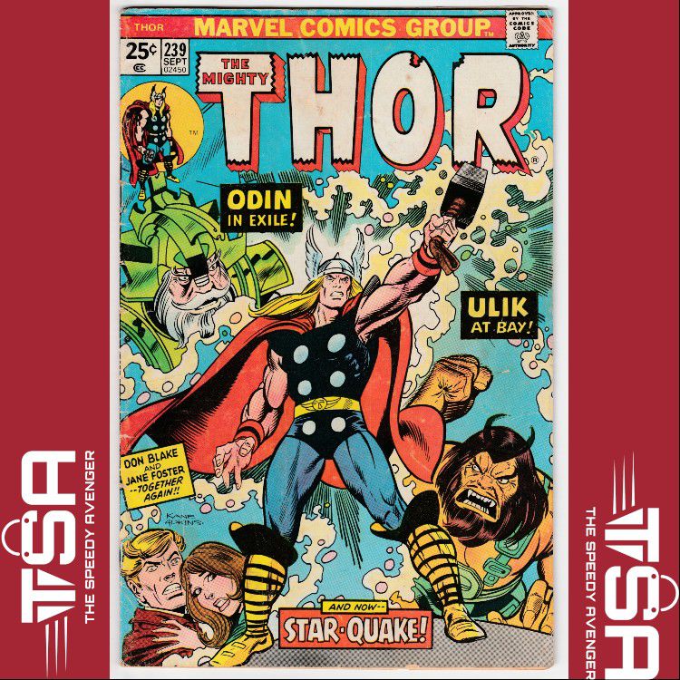 THOR #239 (Vol. 1 1975) Key Issue! First Apps Heliopians! (Horus, Osiris, Isis)
