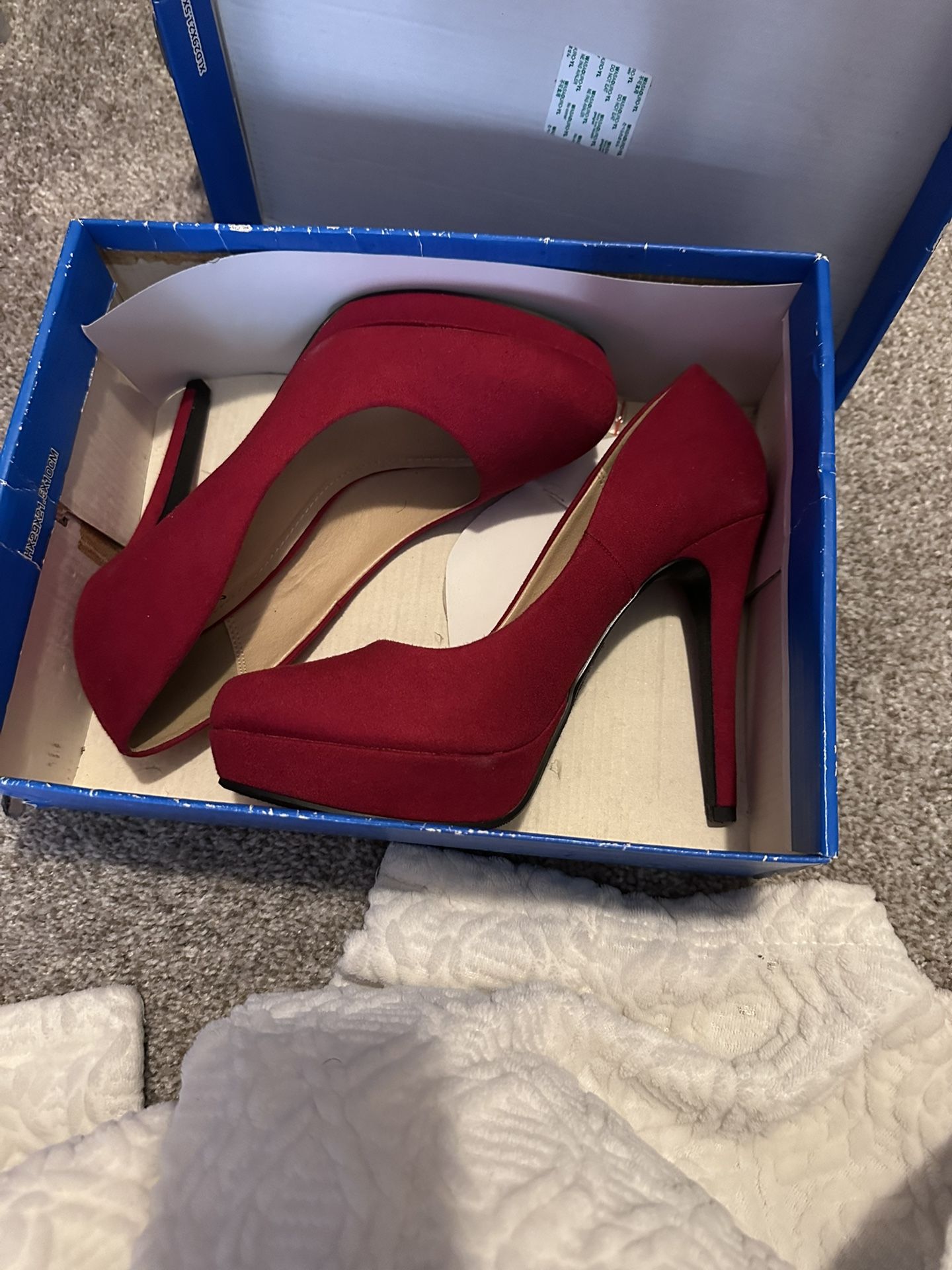 Red High Heel Pumps