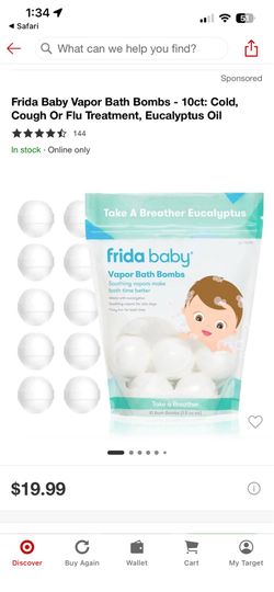 Frida baby bath bombs