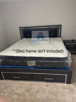 King mattress PILLOW TOP and box spring set (2pc - brand new) NEW KING-QUEEN-FULL-TWIN SIZE SETS MATTRESS AND BOX SPRING