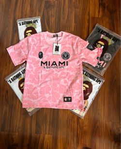 Pink Miami Bape shirt