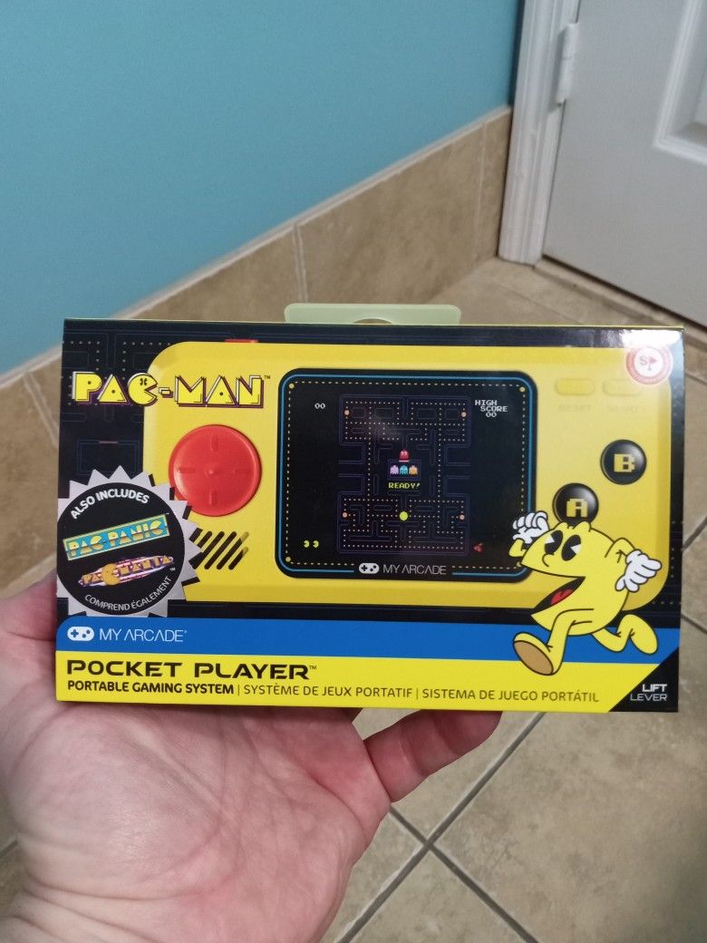 Brand New My Arcade Pac Man Pocket Player Handheld Game Console