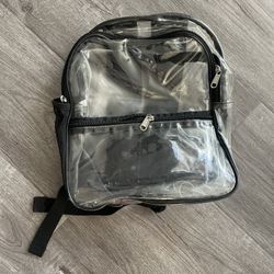 Clear Backpack For Concerts, Sport Events, Etc.