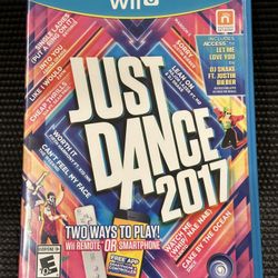 Nintendo Wii U Just Dance 2017 Game  Great Condition $10 OBO