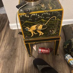 Hand Painted Monkey Table
