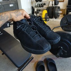 Jordan team elite 2 low black suede 