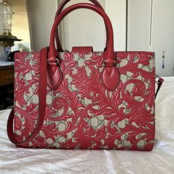 Gucci Arabesque Handbag/ Tote