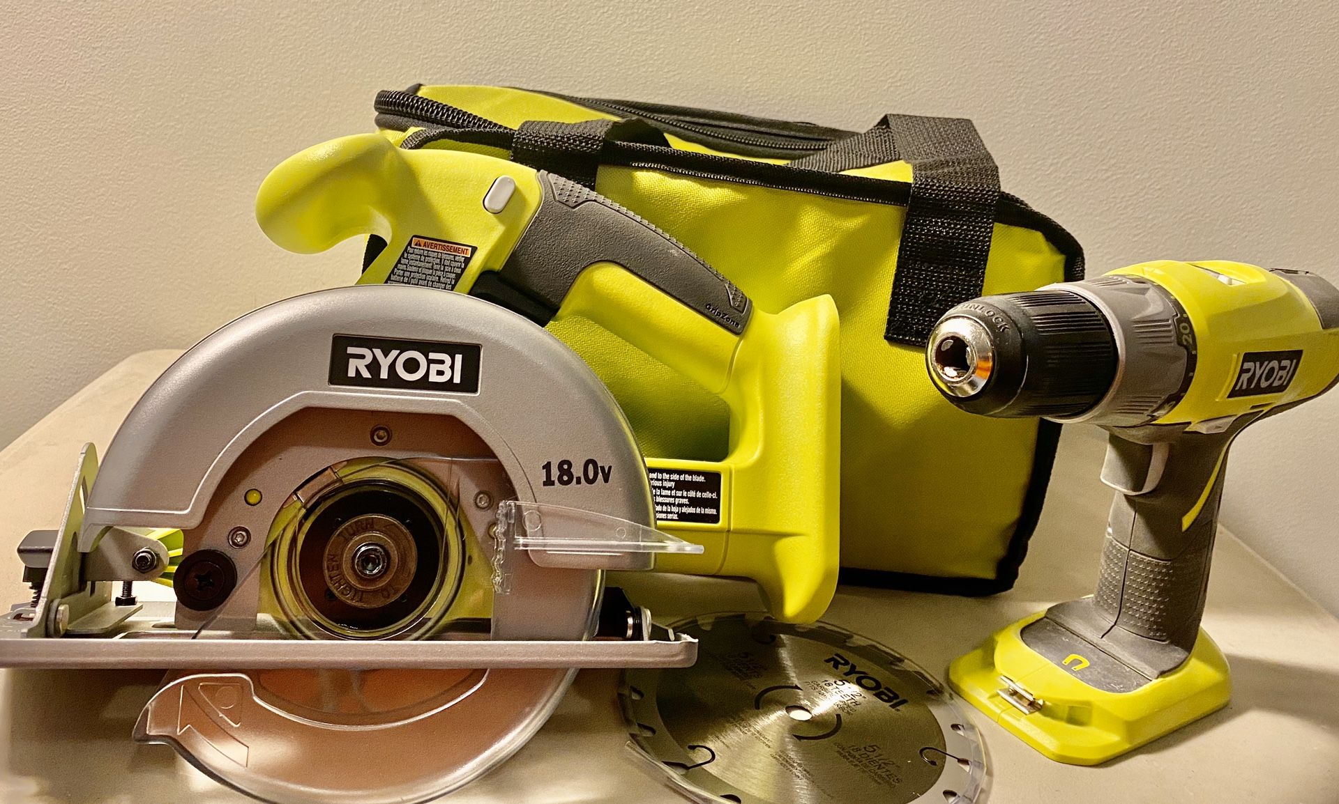 Ryobi tool set