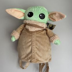 Mandalorian The Child Baby Yoda Grogu Plush 14" Backpack Star Wars NEW