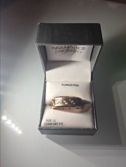 Tungsten Band Ring Size 12 Comfort Fit
