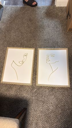 Matching wall decor