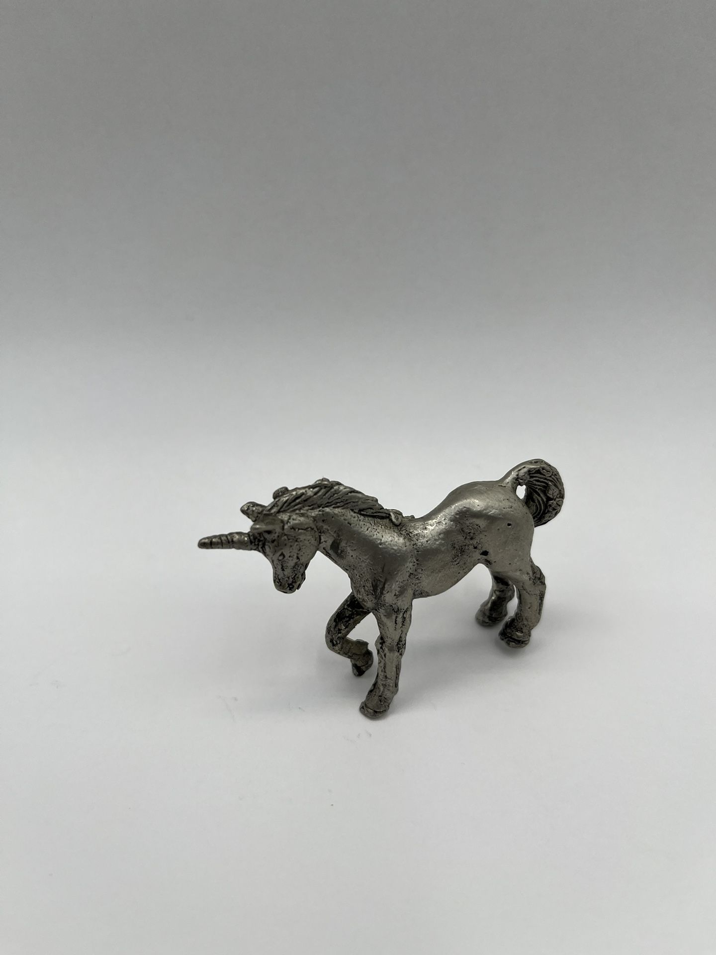 Vintage J.B. Pewter Miniature Unicord 