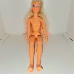Vintage 80s Jem and the Holograms Rock & Curl Jerrica Doll