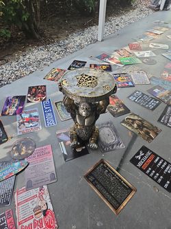 Rare steampunk gorilla table