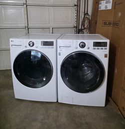 LG Washer And Electric Dryer