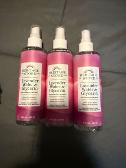Lavender Flower Water and Glycerine Mist Spray, 8 Fl Oz