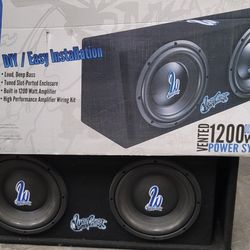 Subwoofers 12 Inch 1200 Dual Subwoofers