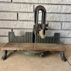 Antique Vintage Stanley No 150 Cast Iron Miter Saw Box Woodworking Tool  USA Tooling