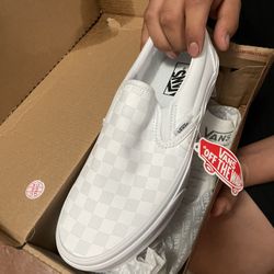 slip on vans men size 9.5
