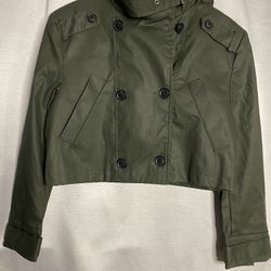 Zara Jackets with High Neck Collar-with Belt 