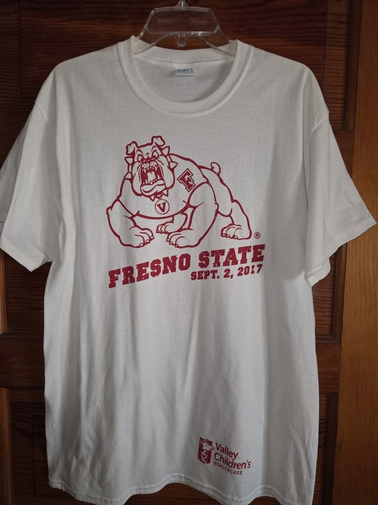 Vintage Fresno State Bulldogs T-Shirt Valley Children's Healthcare Sept 2, 2017 Game Day