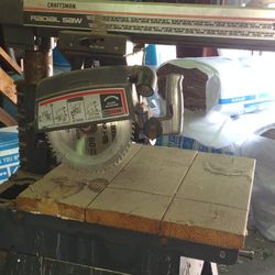 Craftsman Radial Saw And Drill Press 