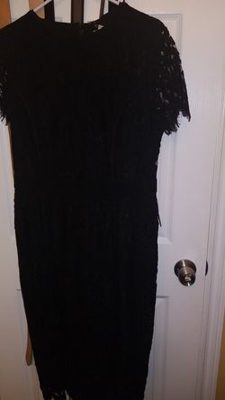 Black lace dress