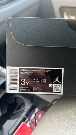 Jordan 1 Mid Youth Cleat