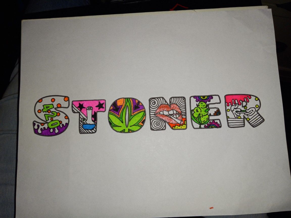 Custom Canvas Stoner Drawstring Backpack