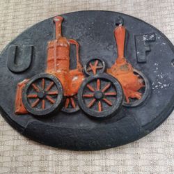 Cast Iron Fireman Memorial Wall Placque