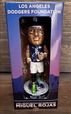 Dodgers Miguel Rojas 5k run Bobblehead
