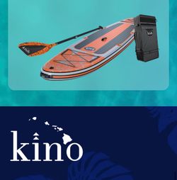 Kino Hibiscus 11' 6" Inflatable Paddle Board Package with Cordless Electric Pump