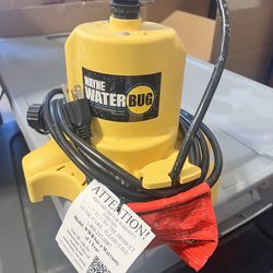Water bug sump pump