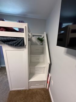 Raymour and Flanigan loft bed