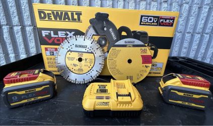 DeWalt DCS692X2 60V Max Brushless 9” Cut Off Saw Kit