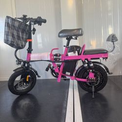 Folding electric bicycle