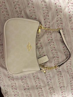 Coach Signature Shoulder Bag with Chain Strap