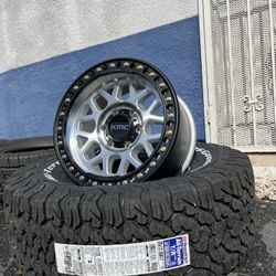 17”x9” MACH BLK-LP GRS / BFGOODRICH ALL-TERRAIN KO2 35x12.50R17LT TIRES FOR SALE!!!!!!