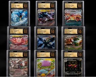 Pokemon Graded Slabs (Japanese) CGC 10